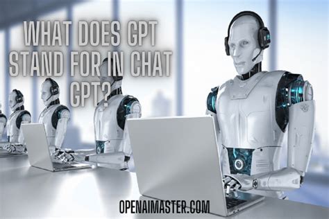 what does the gpt stand for in chat gpt