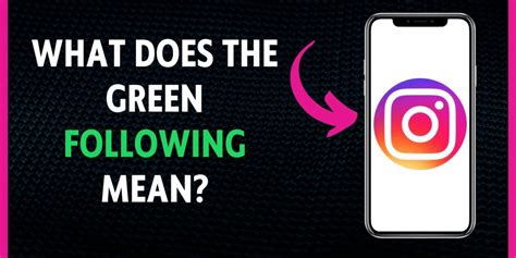 what does the green time mean on instagram