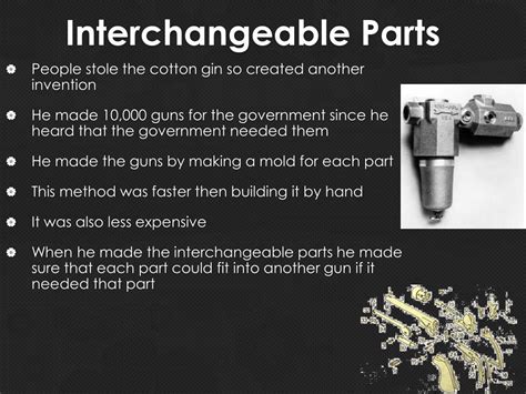 what does the interchangeable parts do