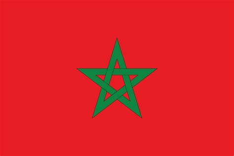 what does the morocco flag look like