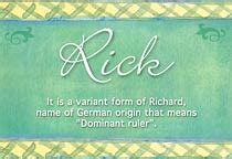 Uncover the Origin: What Does the Name Rick Mean?