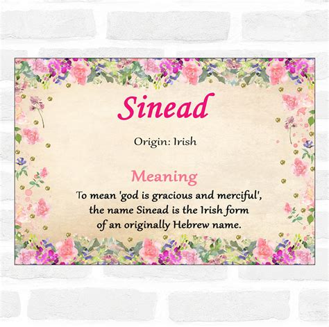 what does the name sinead mean