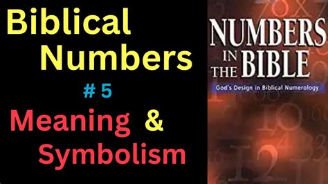 what does the number 5 mean in bible numerology