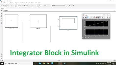 what does the simulink integrator block do