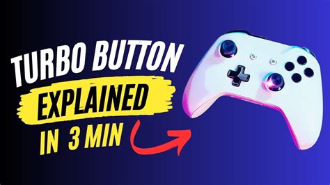 what does the turbo button on a controller do