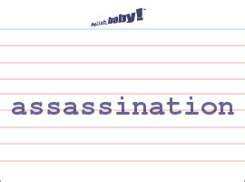 what does the word assassination mean