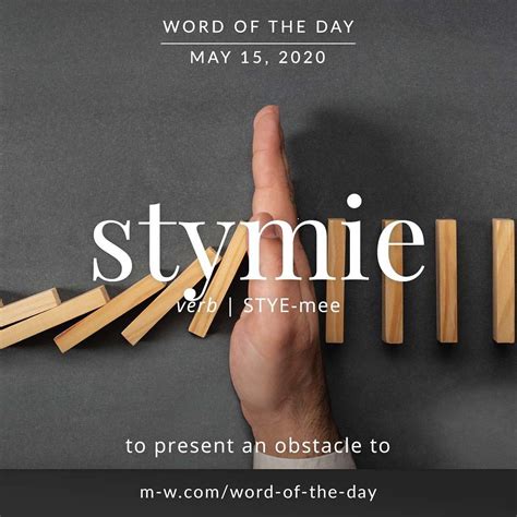 what does the word stymie mean