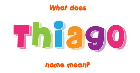 what does thiago mean