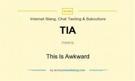what does tia mean in text message