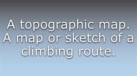 What is a Topographic Map?