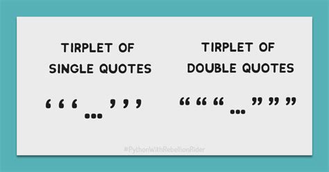 What Does Triple Quotes Mean In Python