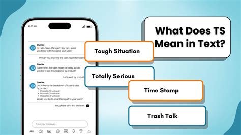 what does ts mean in text messaging