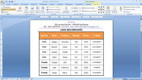 What Does Une Table Mean