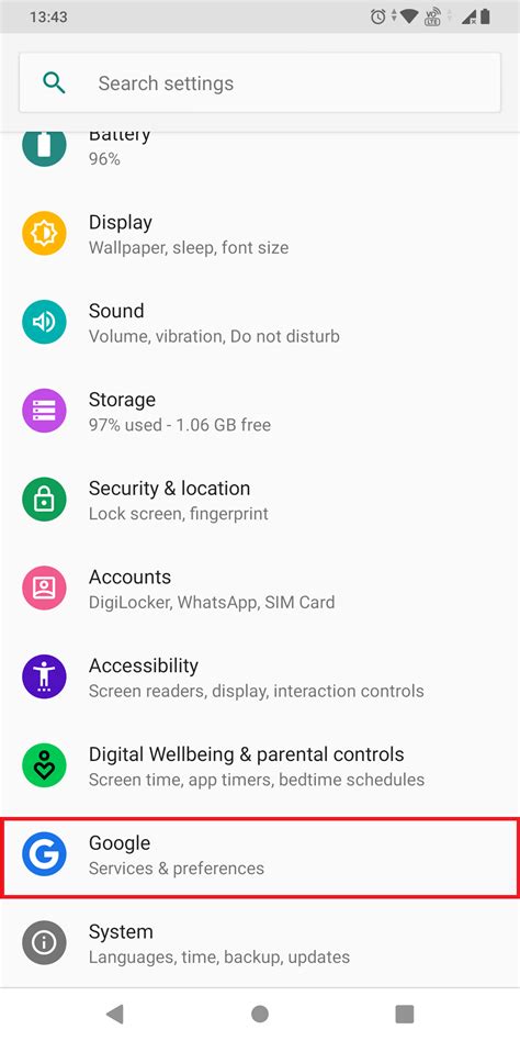 What Does Used Android Settings Mean In Google Activity