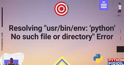 What Does Usr Bin Env Python Do