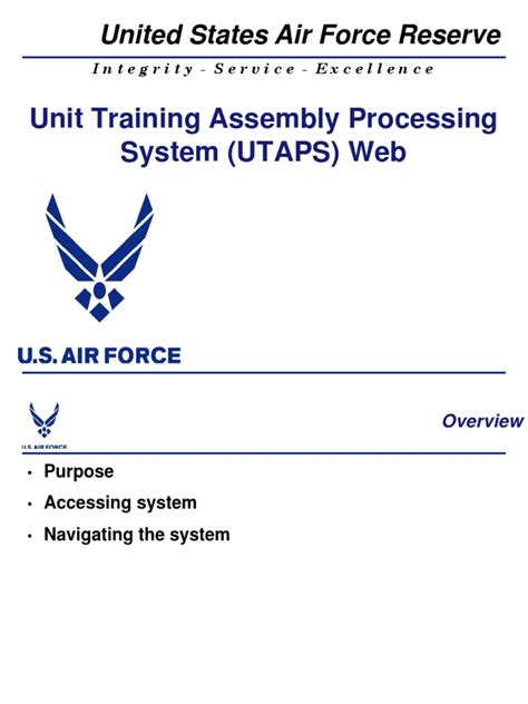 what does utaps stand for air force