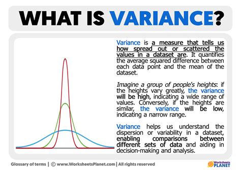 what does variance mean in statistics with example