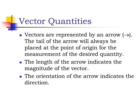 What Does Vector Quantity Mean In Physics