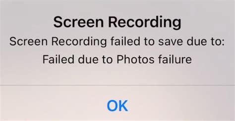 What Does Video Recording Failed Mean