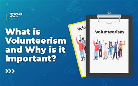 what does volunteerism mean