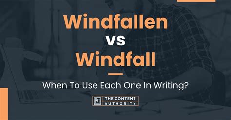 What Does Windfall Mean In Uk