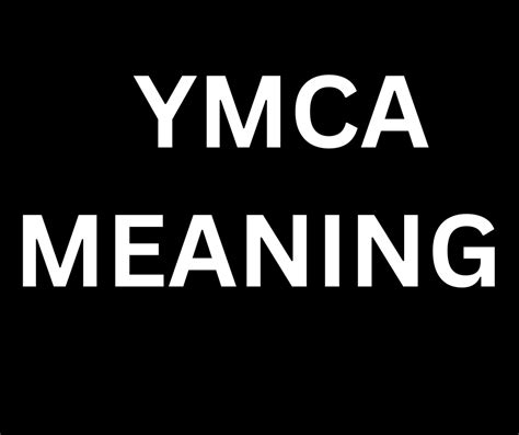 what does ymca mean