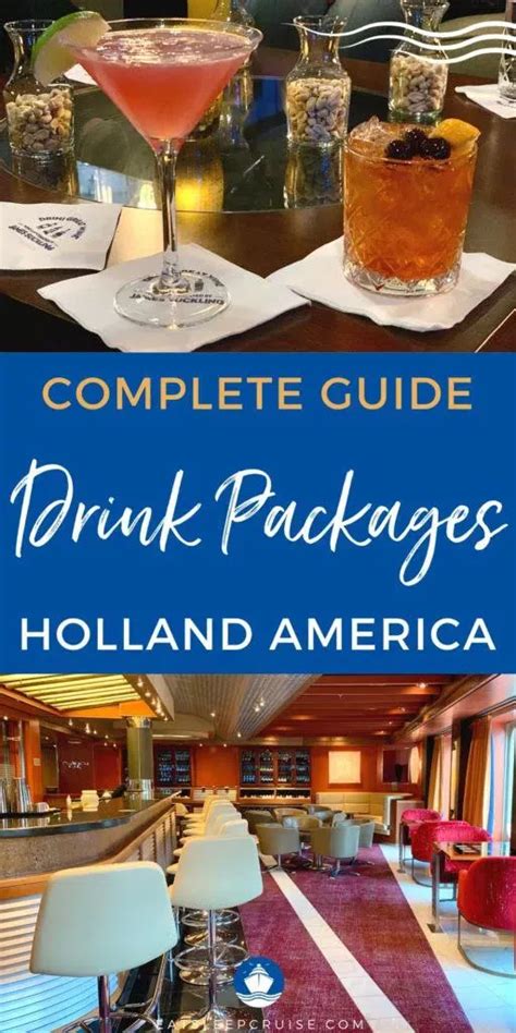 Holland America Cruise Experience The Drinks To Travel & Beyond