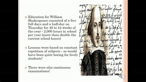 what education did william shakespeare have