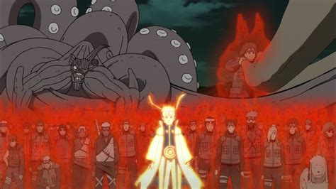 what episode does naruto share his chakra