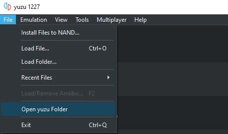 what file type does yuzu emulator use