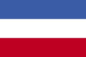 what flag has horizontal white blue and red stripes