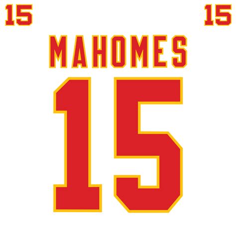 what font is the chiefs jerseys