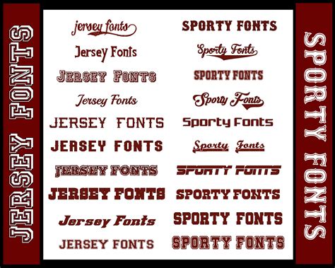 what font is used for sports