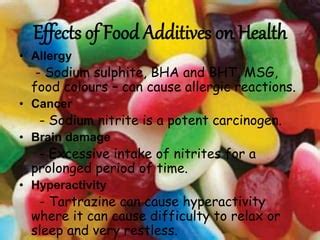 What Food Additives Cause Hyperactivity