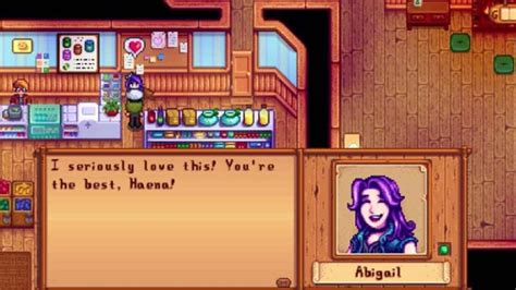 what gifts does abigail like stardew