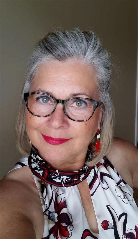 The What Glasses To Wear With Grey Hair For Long Hair