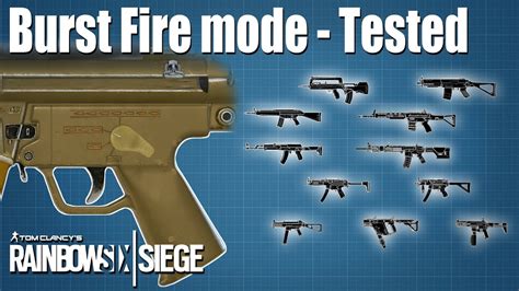 what gun has burst fire mode