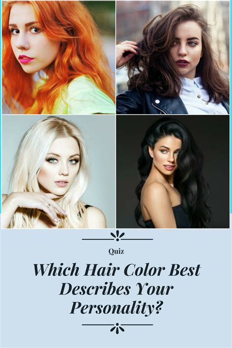 What Hair Colour Will Suit Me Quiz  Find Your Perfect Shade