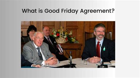 what happened after the good friday agreement
