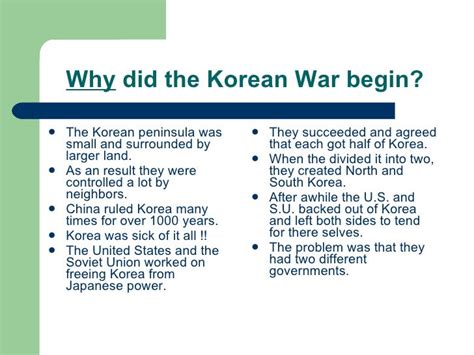 what happened in the korean war quizlet