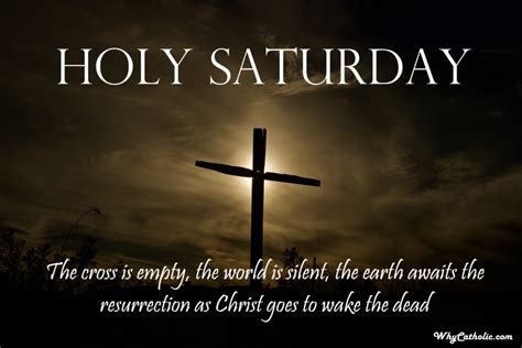 what happened on holy saturday in the bible
