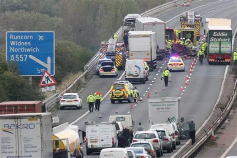 what happened on the m56 today