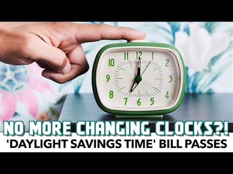 what happened to daylight savings time bill