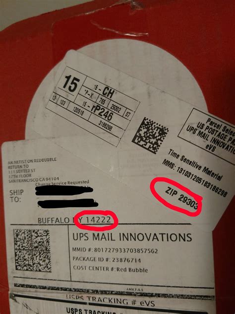 what happens if you put the wrong zip code on a ups package