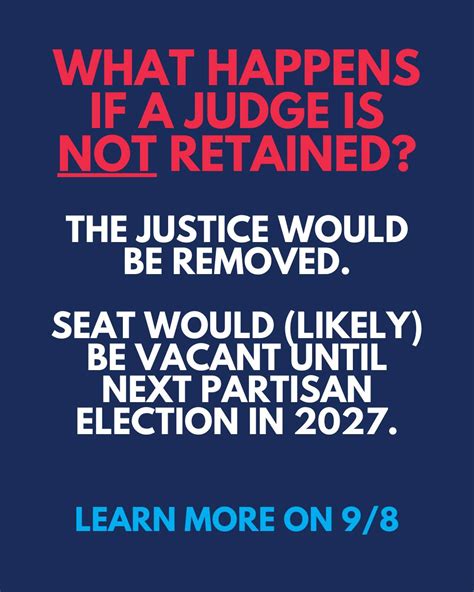 What Happens When A Judge Is Not Retained