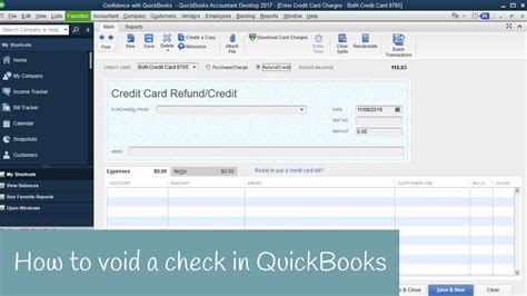 what happens when you void a check in quickbooks