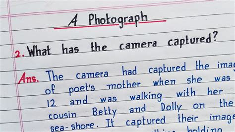 what has the camera captured