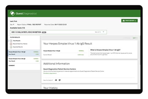 What Herpes Test Does Quest Diagnostics Use