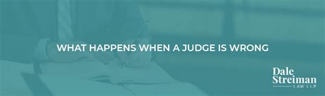 What If A Judge Is Wrong