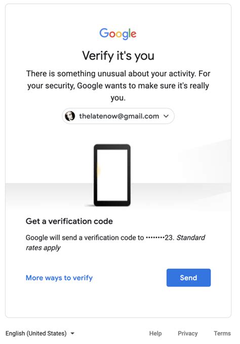 what if someone asks for a google verification code